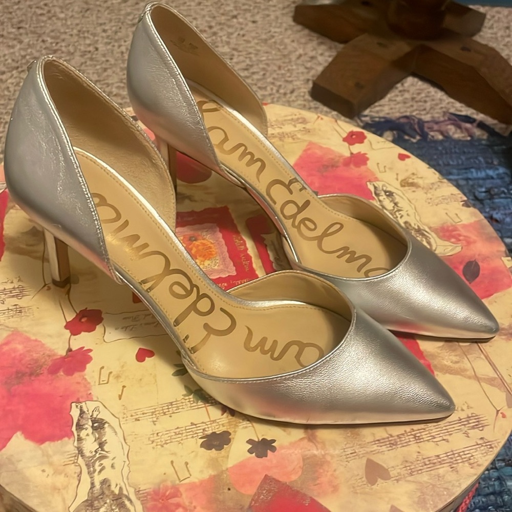 Sam Edelman Silver Heels